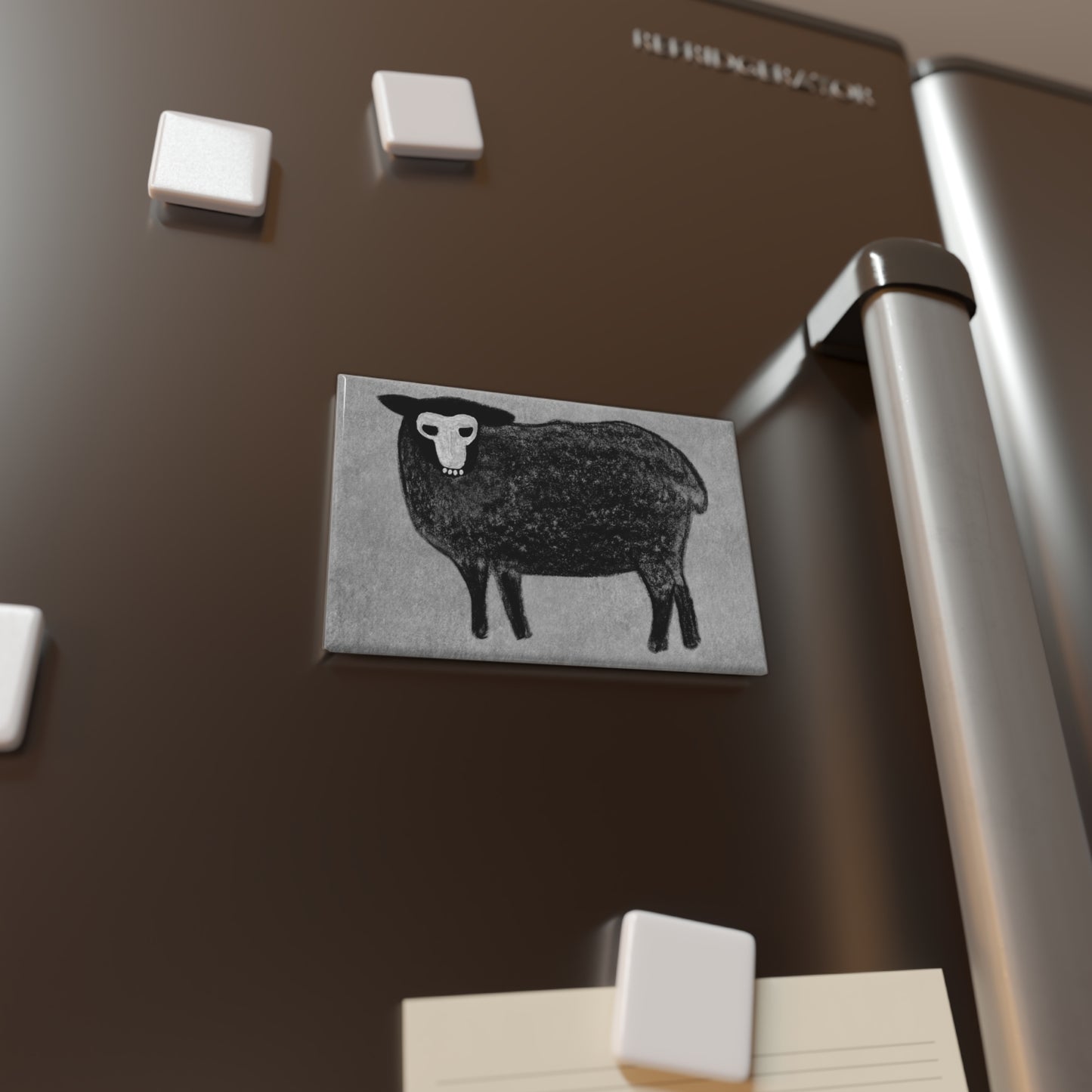 Skull Sheep Fridge Magnet