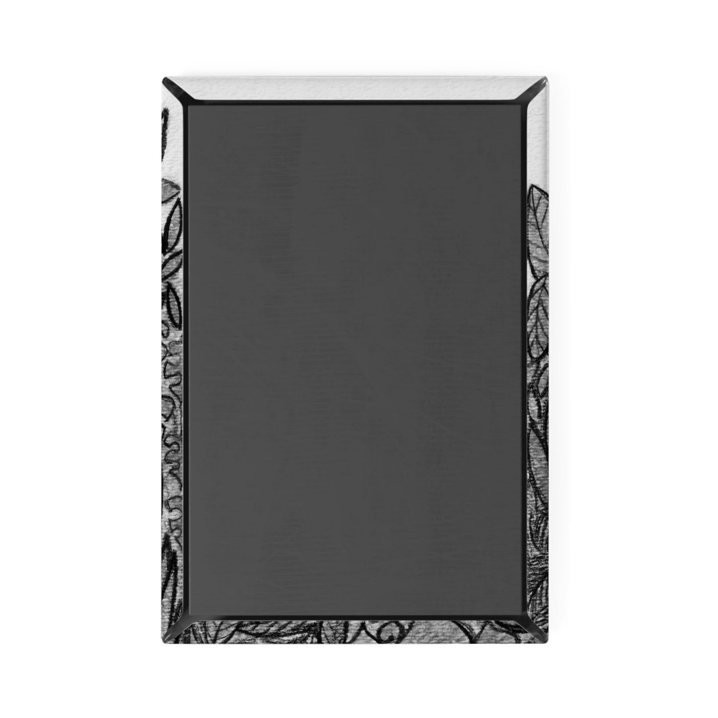 Black Cat Fridge Magnet