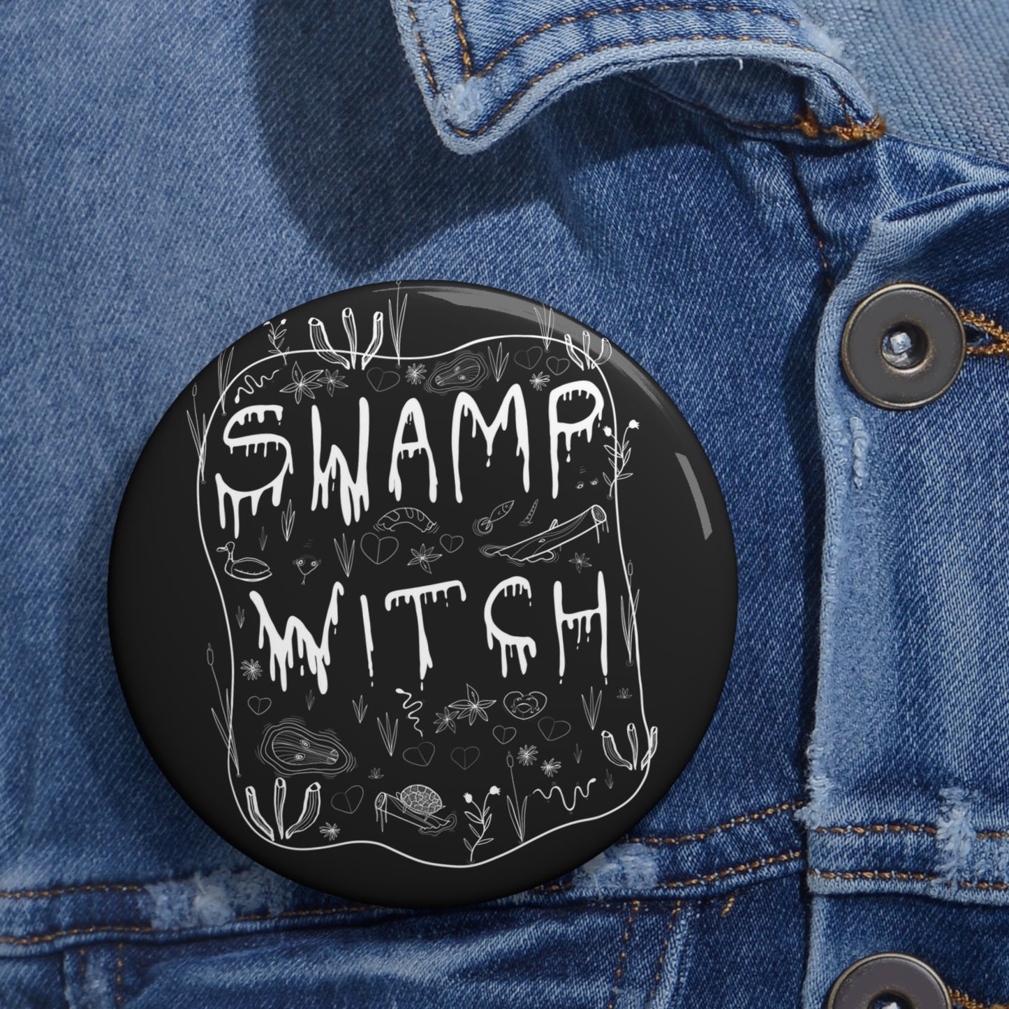 Swamp Witch Button