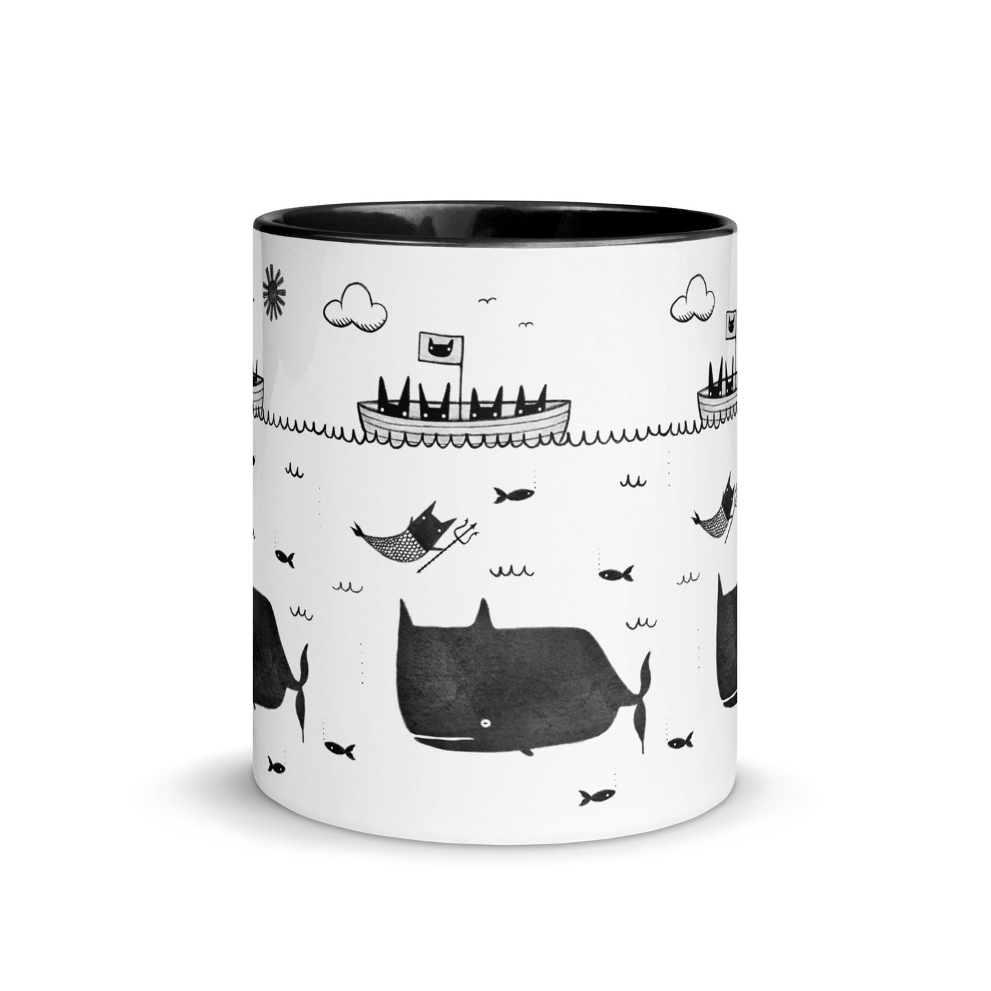 Ocean Sailing Cats Mug