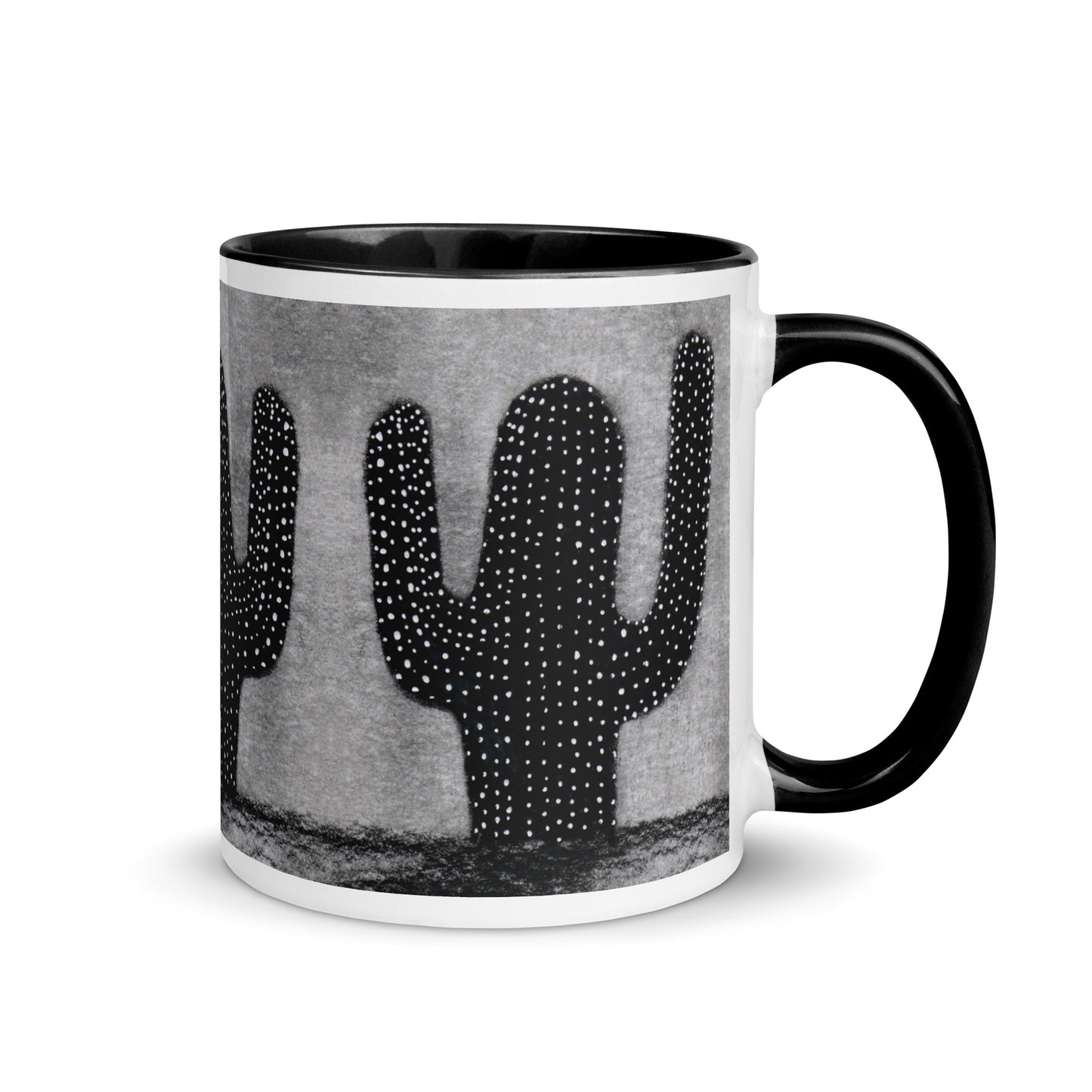 Black Cactus Mug