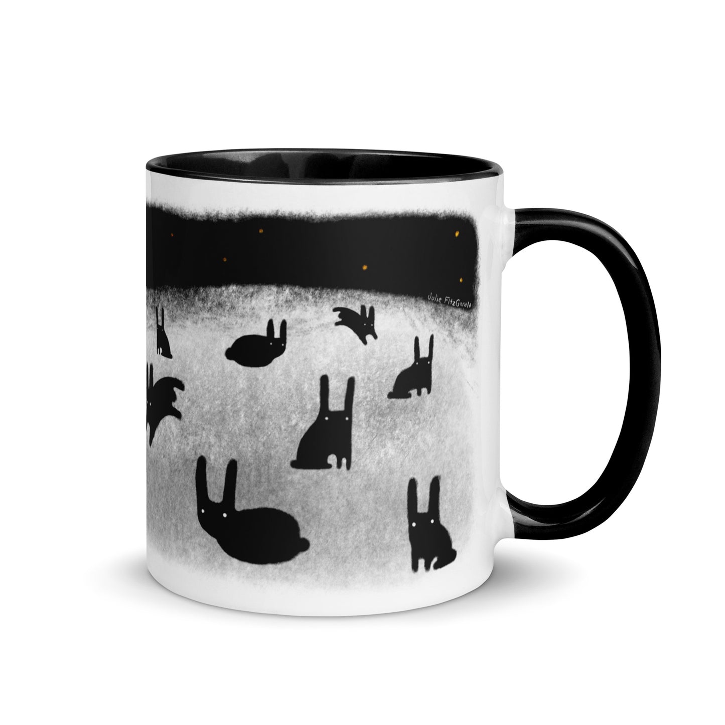 Black Rabbit Mug