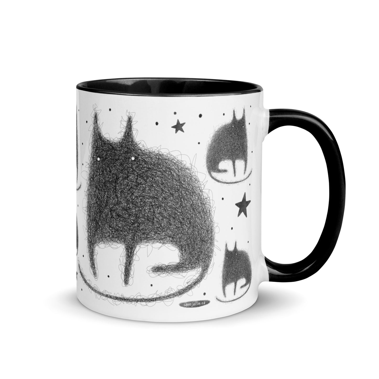 Scribble Cat Mug