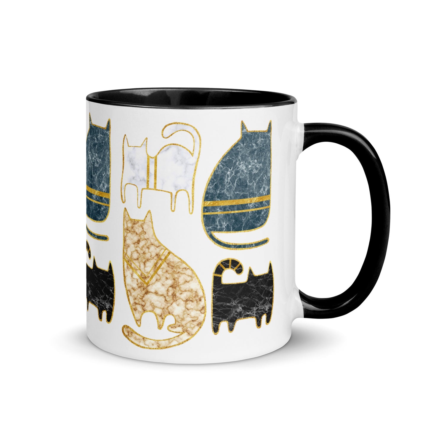 Art Deco Cats Mug
