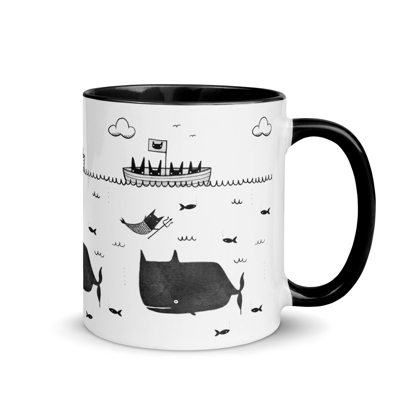 Ocean Sailing Cats Mug