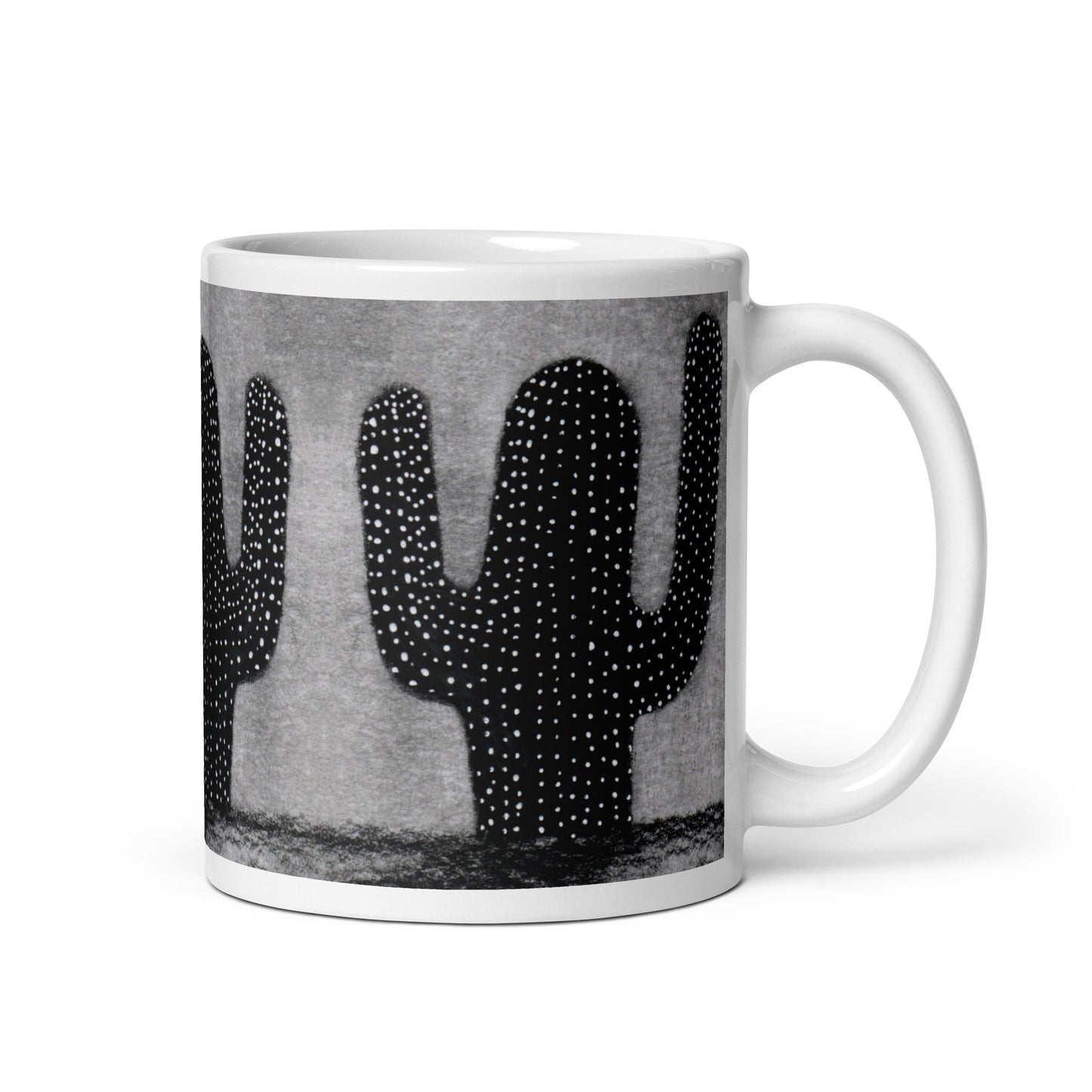 Black Cactus Mug