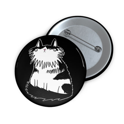 Tuxedo Cat Button