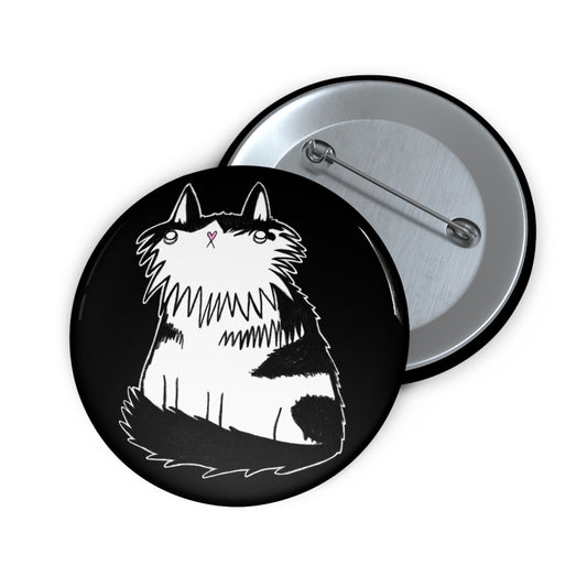Tuxedo Cat Button