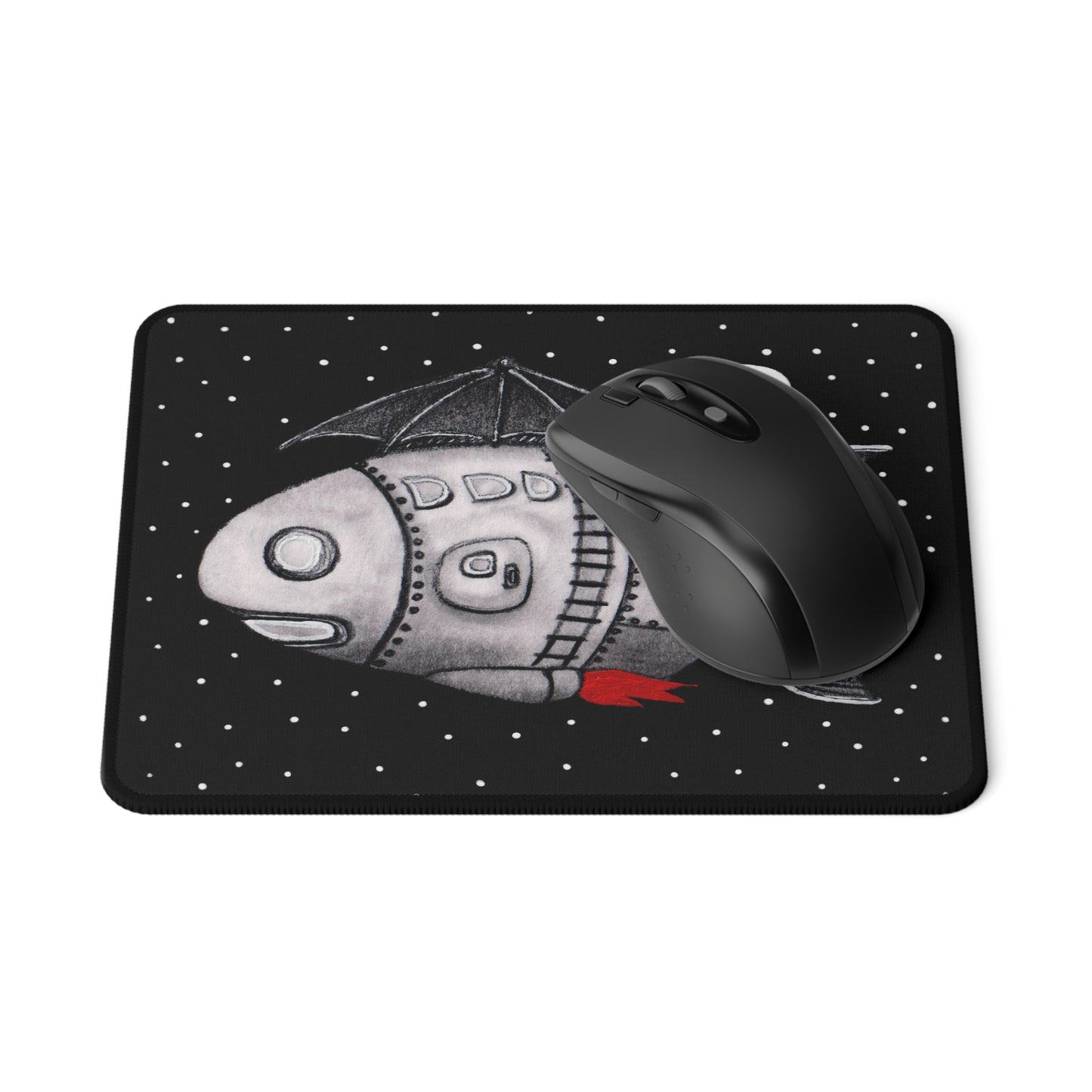 Fish Contraption Mouse Pad