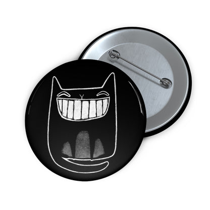 Black Cat Button