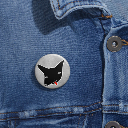 Black Dog Button