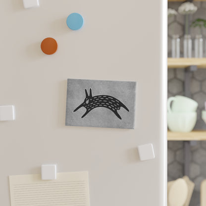 Black Rabbit Fridge Magnet