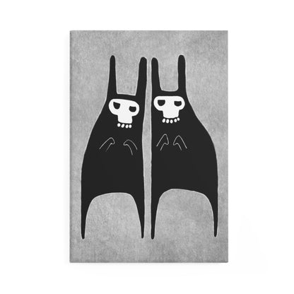 Skull Rabbits Fridge Magnet