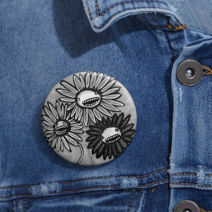 Flower Monster Button