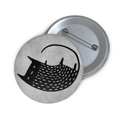 Black Cat Button