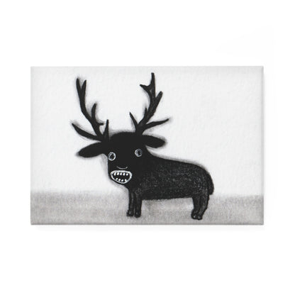 Weird Deer Fridge Magnet