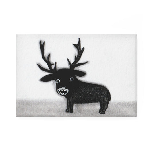 Weird Deer Fridge Magnet