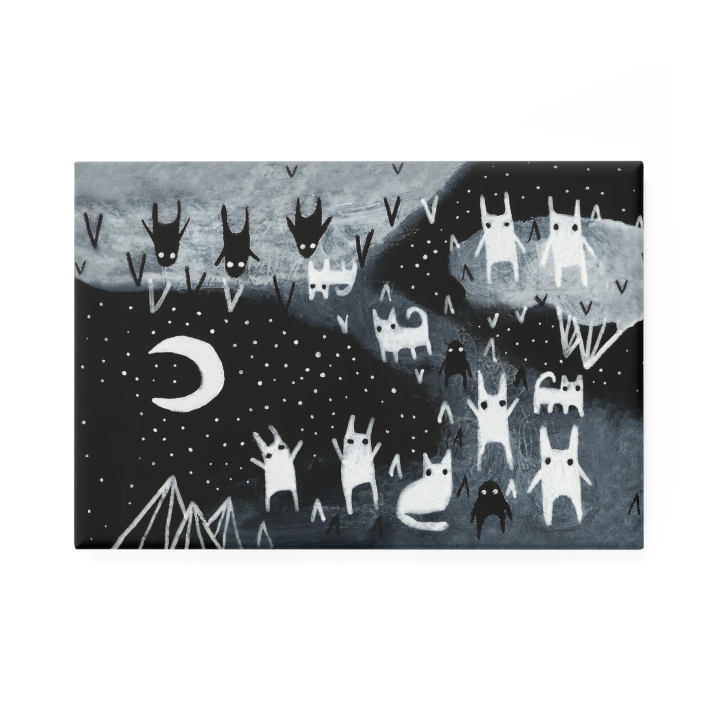 Monster Landscape Fridge Magnet