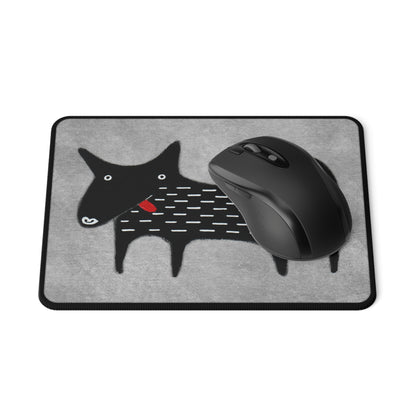 Black Dog Mouse Pad