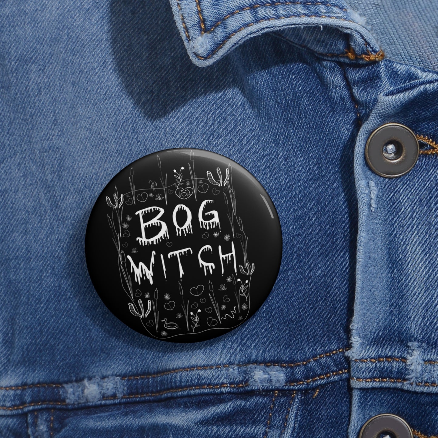 Bog Witch Button
