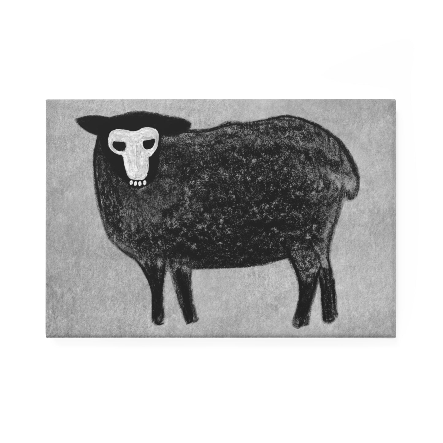 Skull Sheep Fridge Magnet