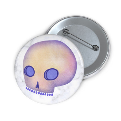 Pastel Skull Button