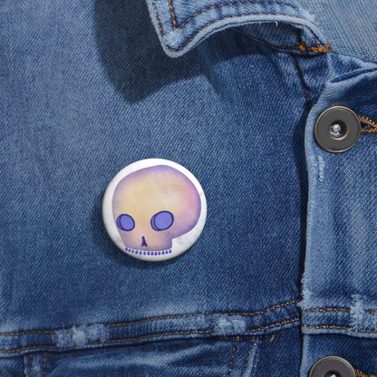 Pastel Skull Button
