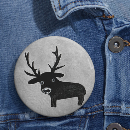 Weird Deer Button