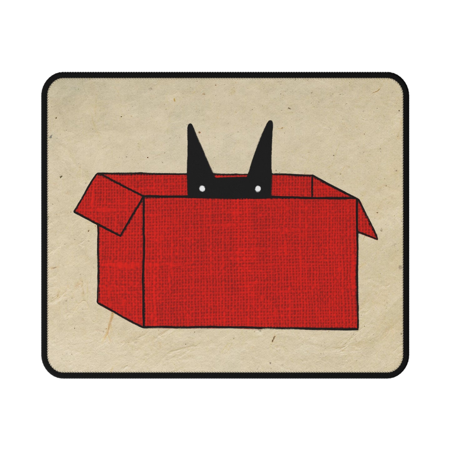 Cat in a Box Mouse Pad