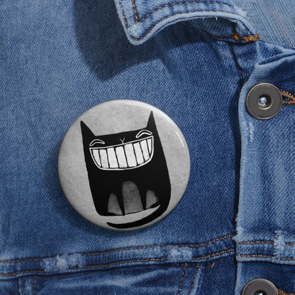 Black Cat Button