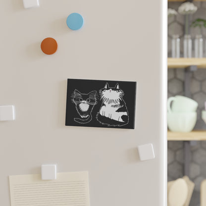 Tuxedo Cats Fridge Magnet