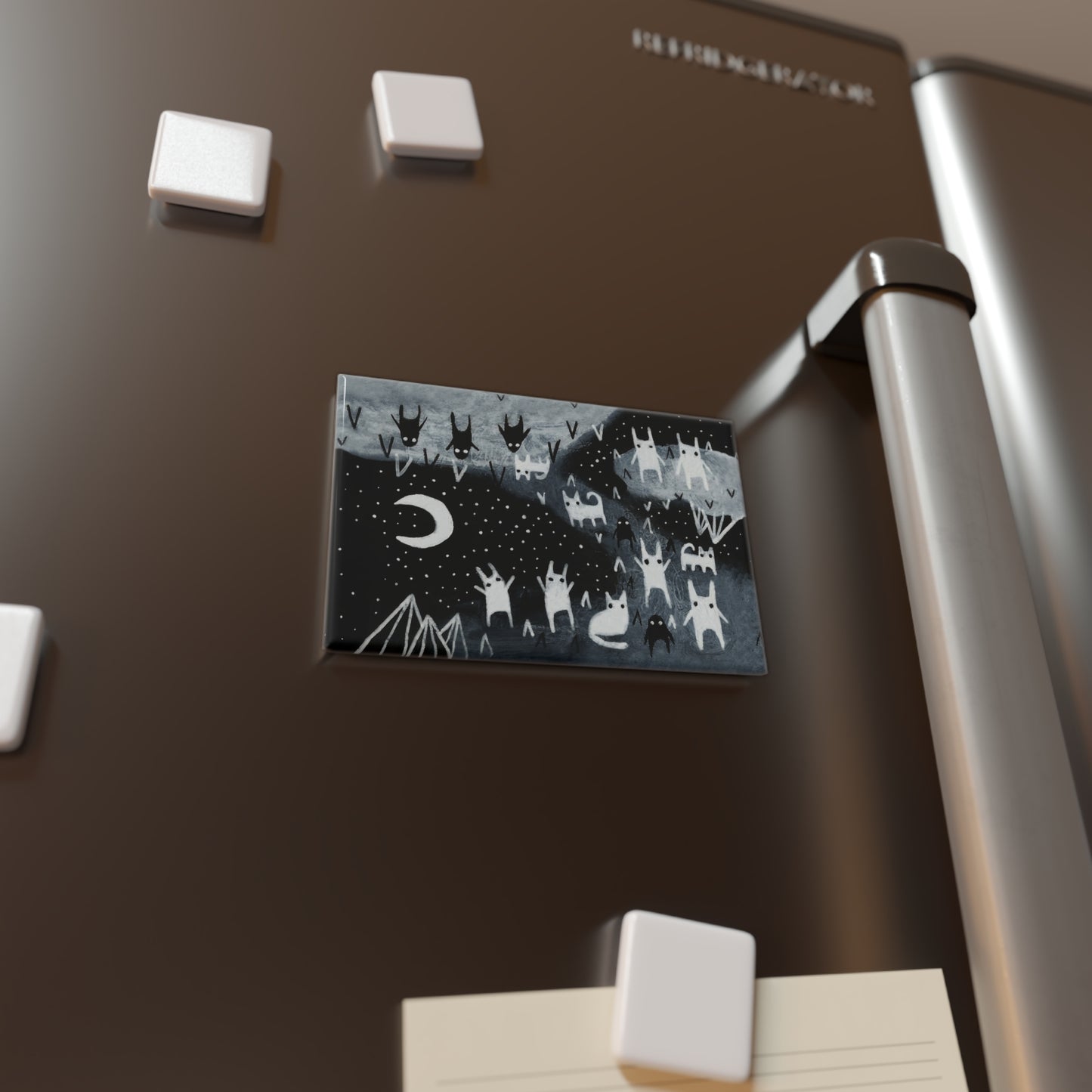 Monster Landscape Fridge Magnet