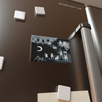 Monster Landscape Fridge Magnet