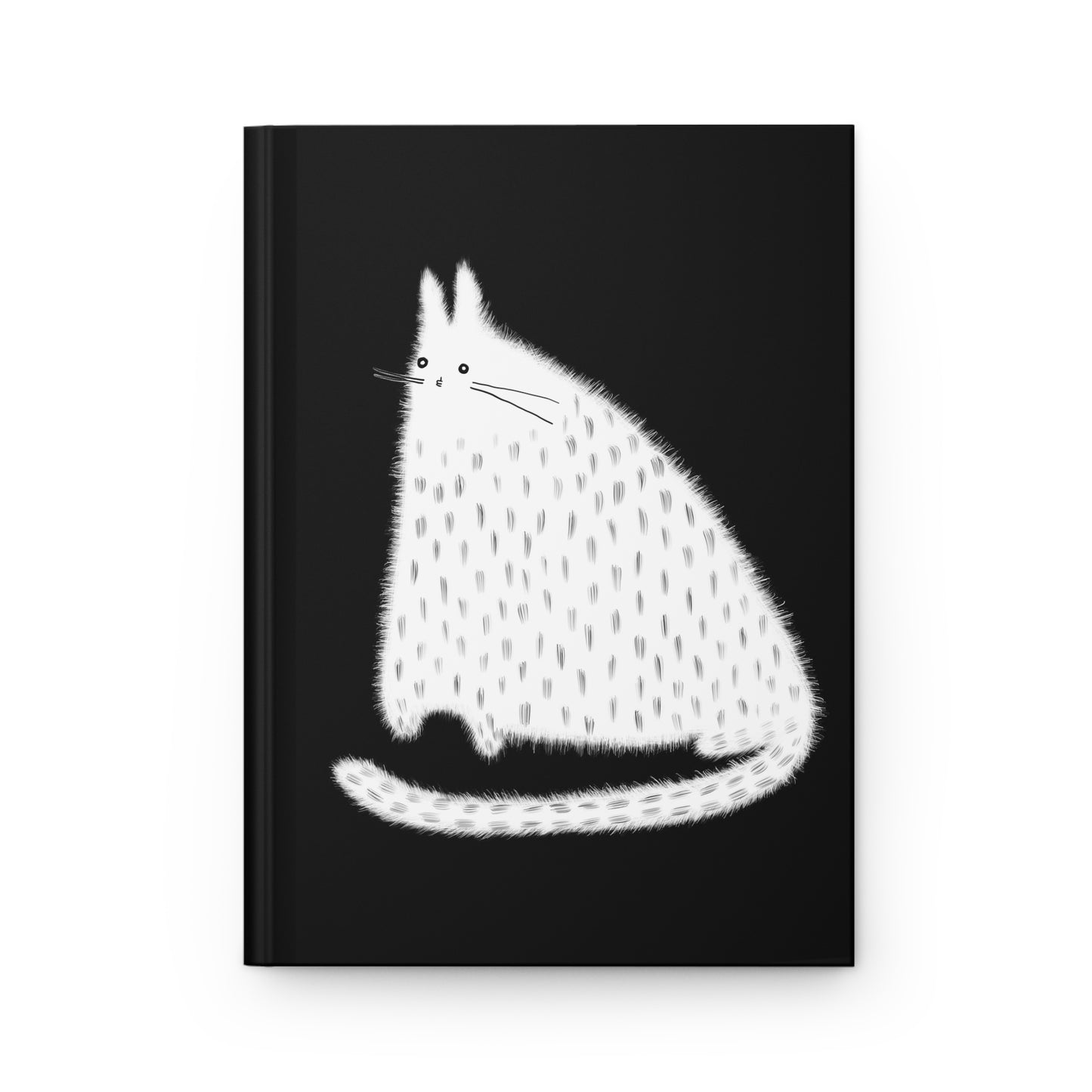 Fluffy White Cat Journal