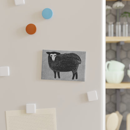 Skull Sheep Fridge Magnet