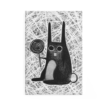 Weird Rabbit Fridge Magnet