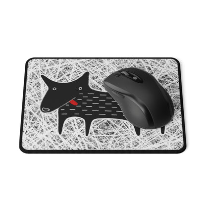 Black Dog Mouse Pad