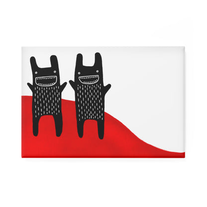 Rabbit Monster Fridge Magnet