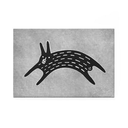 Black Rabbit Fridge Magnet