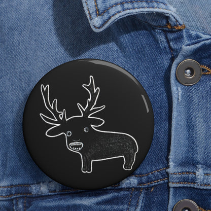 Weird Deer Button