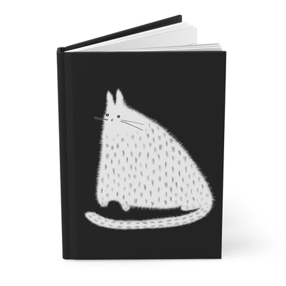 Fluffy White Cat Journal