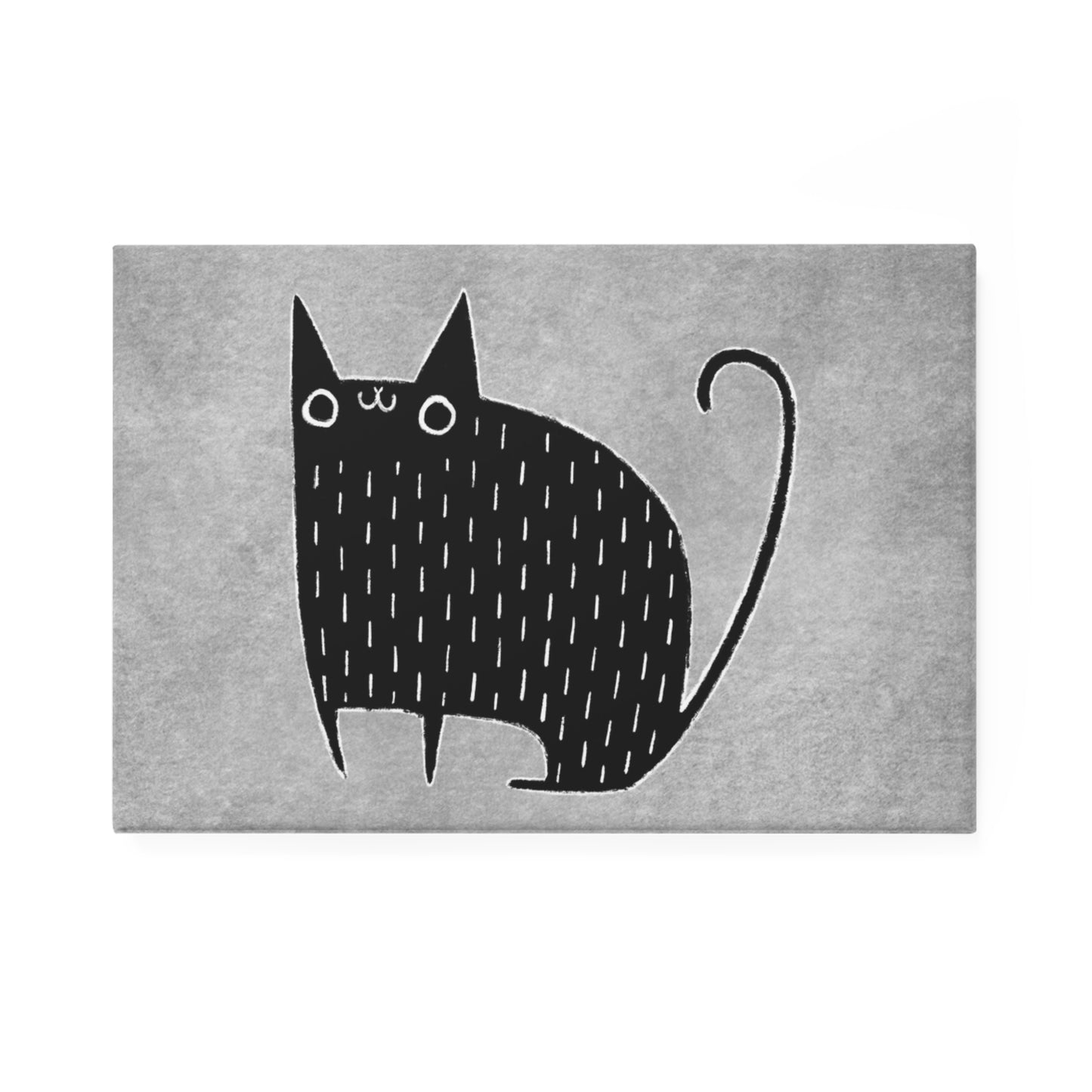 Black Cat Fridge Magnet