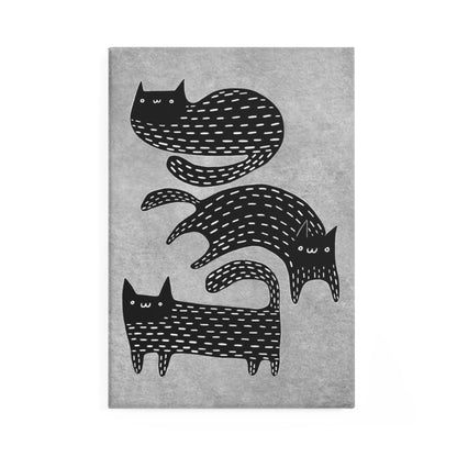 Black Cat Fridge Magnet