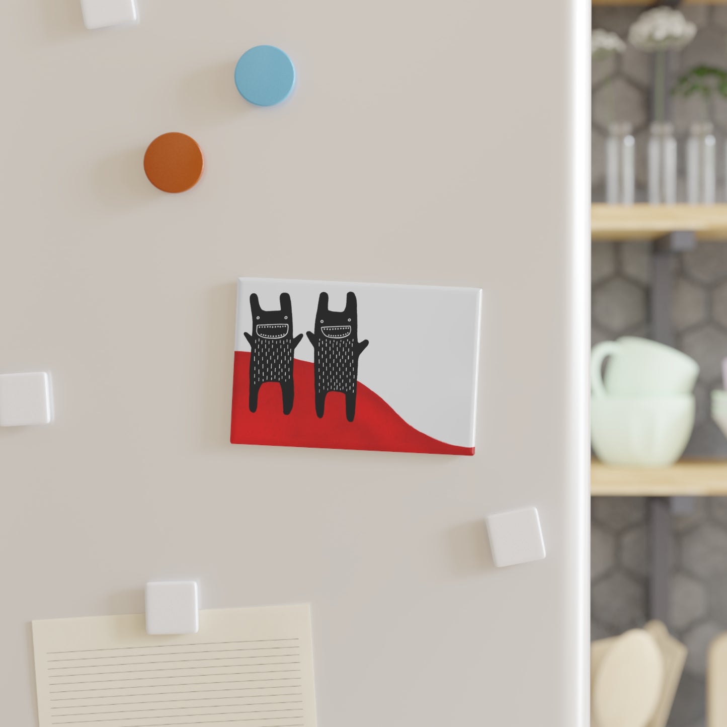 Rabbit Monster Fridge Magnet