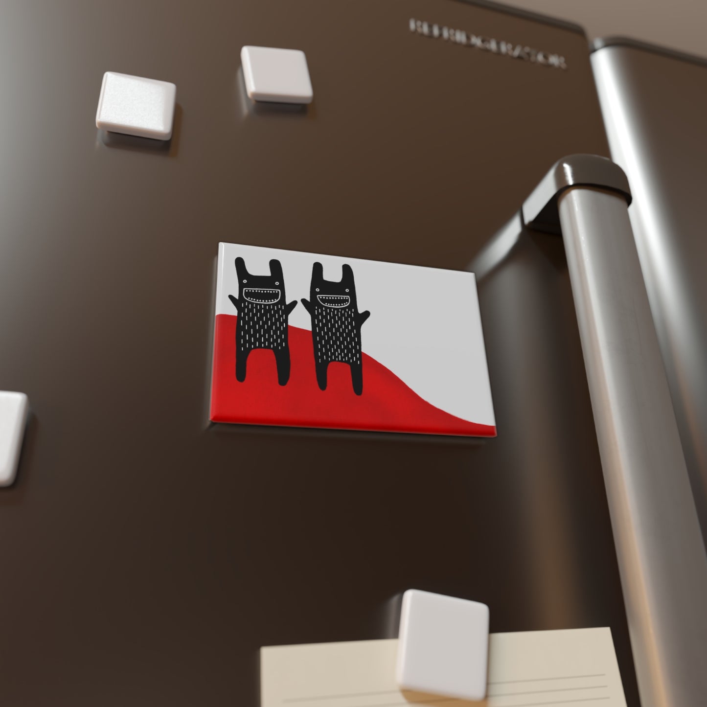 Rabbit Monster Fridge Magnet