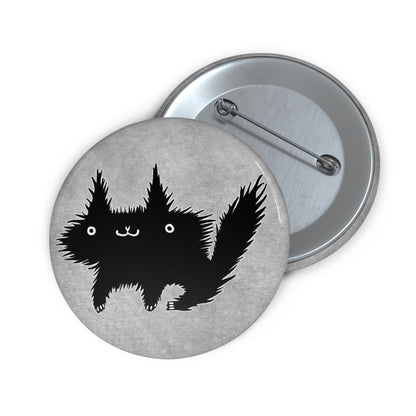 Black Cat Button