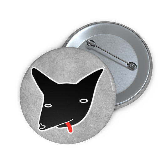Black Dog Button