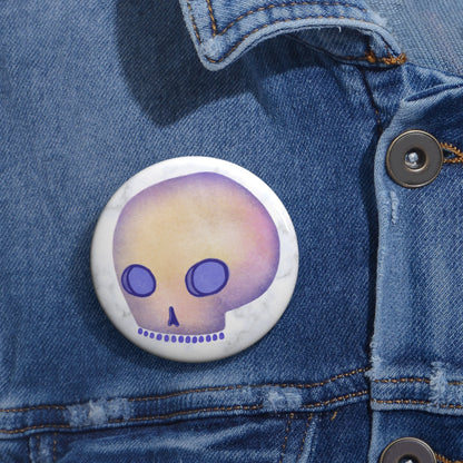 Pastel Skull Button