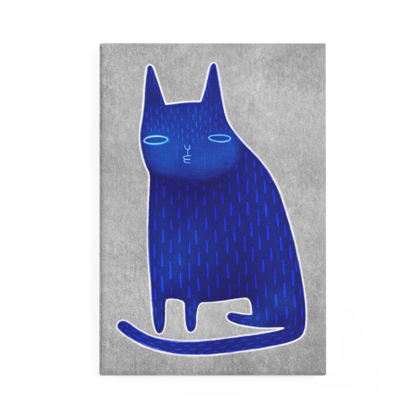 Blue Cat Fridge Magnet