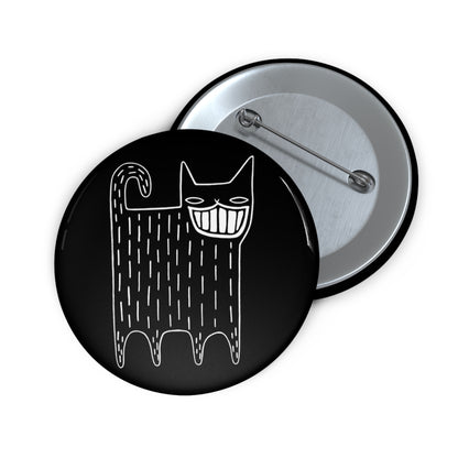 Black Cat Button